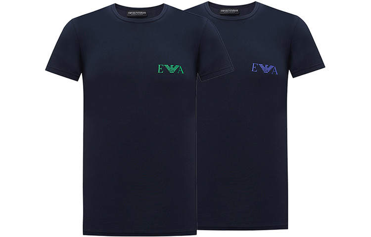 EMPORIO ARMANI SS24 T Shirt Men's 2 Pack