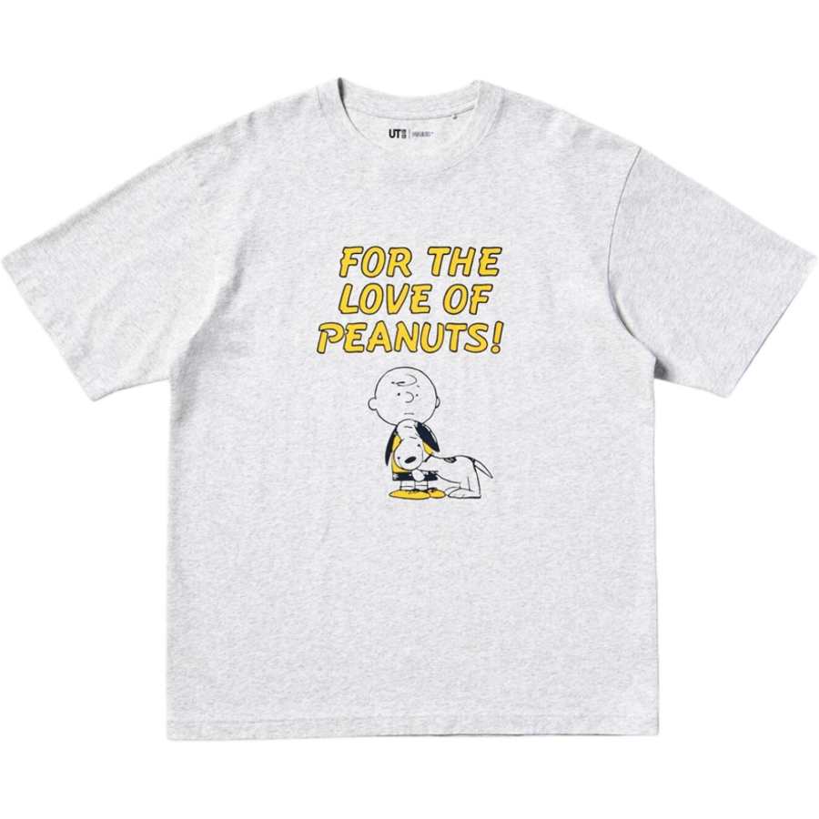 UNIQLO x PEANUTS SS25 T Shirt Unisex Gray