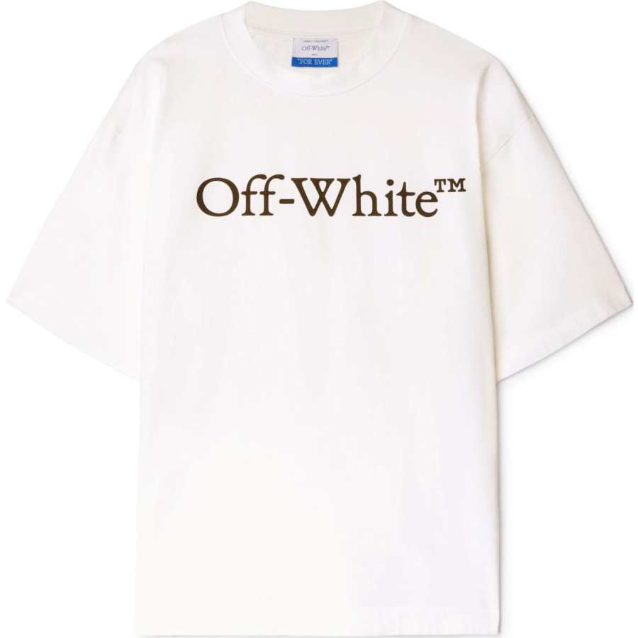 OFF-WHITE Off- Big Bookish Skate cotton T-shirt