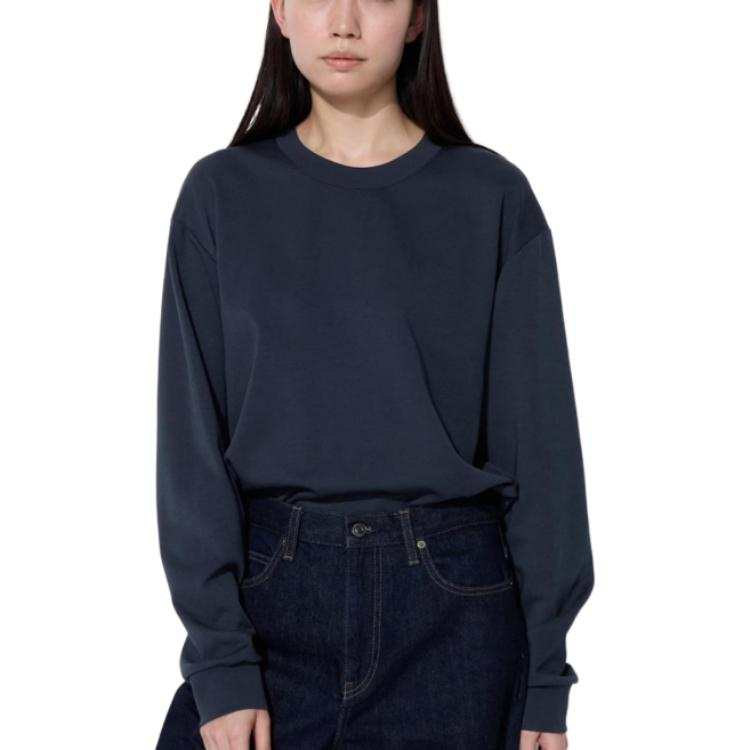 UNIQLO T Shirt Unisex Dark Blue