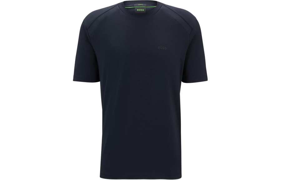 HUGO BOSS Boss HUGO BOSS Logo Detailed Crewneck T Shirt