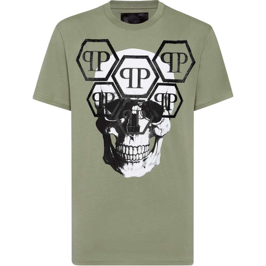 Philipp Plein Ss Stones Skull t-shirt