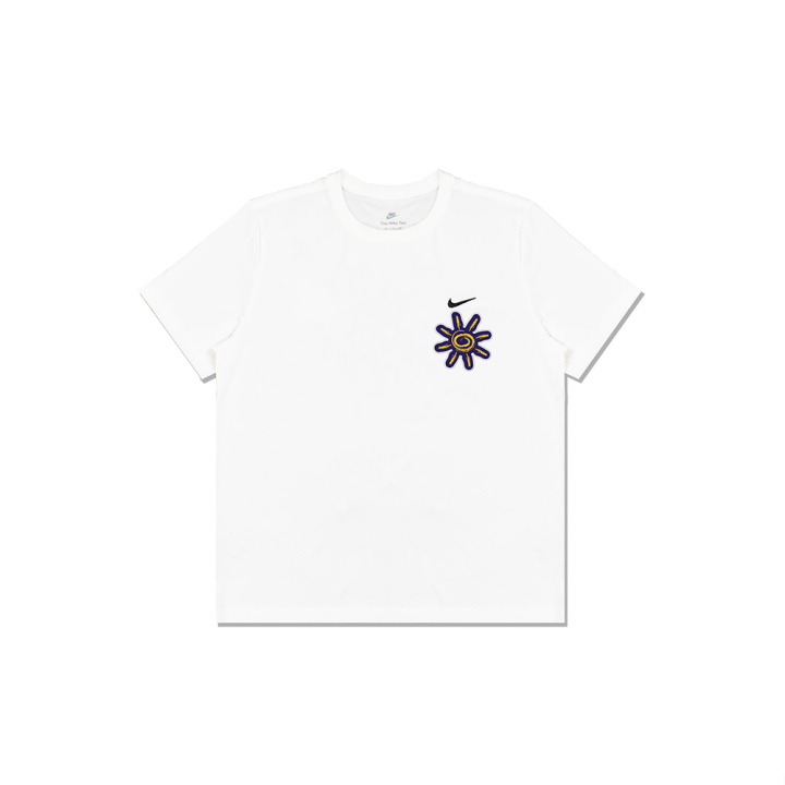 Nike Nike T Shirts Men's White Crew Neck Moderate Straight Fit