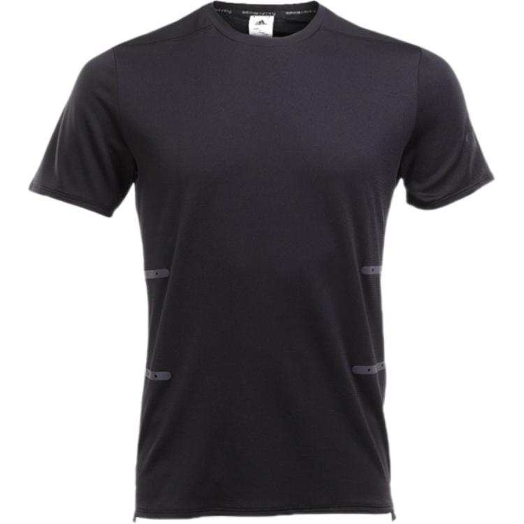 Adidas Adidas T Shirts Men's Black Crew Neck Moderate