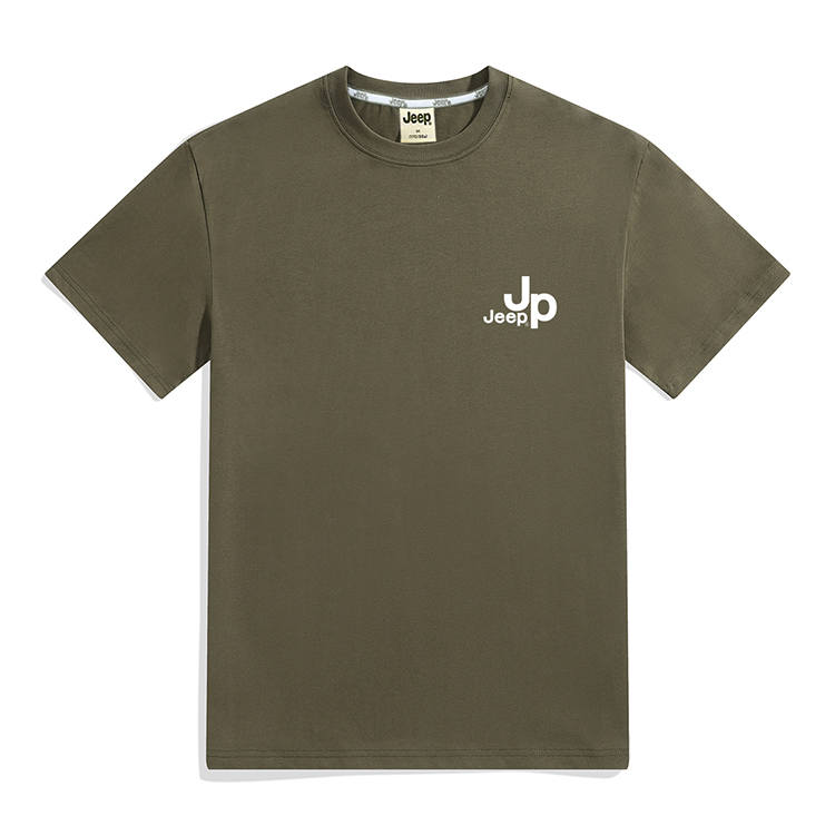 Jeep T Shirts Unisex Crew Neck Moderate Straight Fit