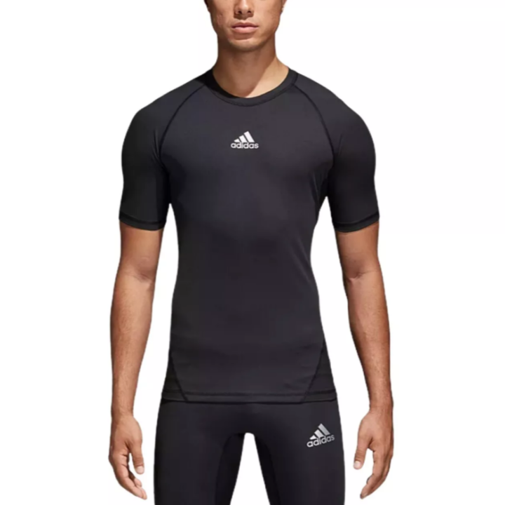 Adidas Adidas T Shirts Men's Black Crew Neck Thin
