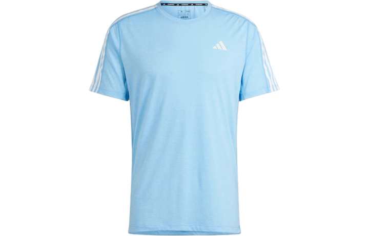 Adidas Adidas T Shirts Men's Blue Crew Neck Moderate Straight Fit