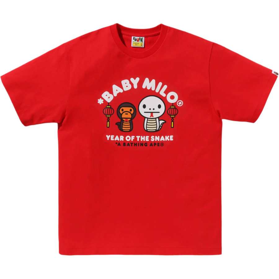 A BATHING APE Bape Year Of The Snake Baby Milo Tee