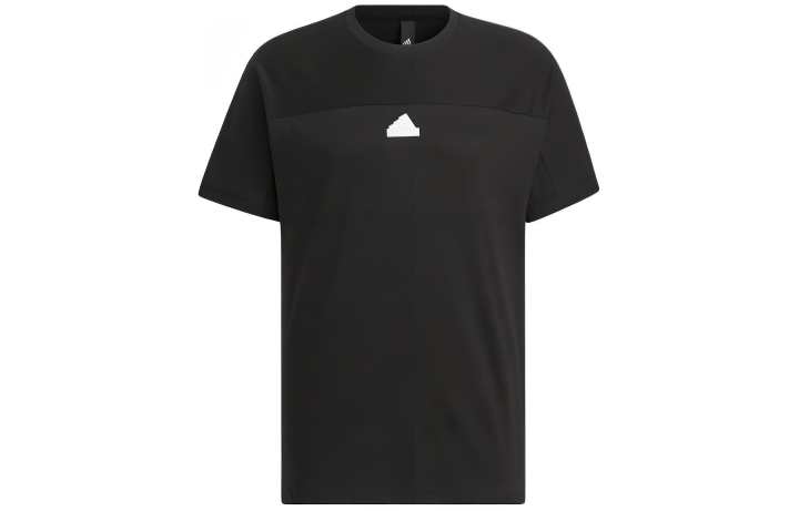 Adidas Adidas T Shirts Men's Black Crew Neck Moderate Straight Fit