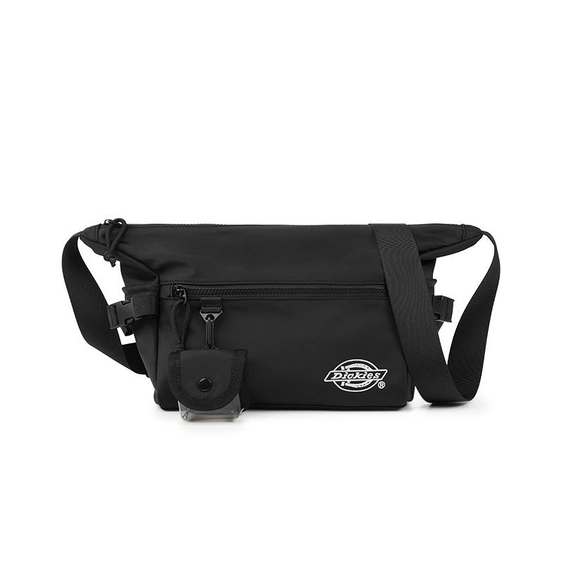 Dickies Polyester Crossbody Bags Unisex Black/Khaki