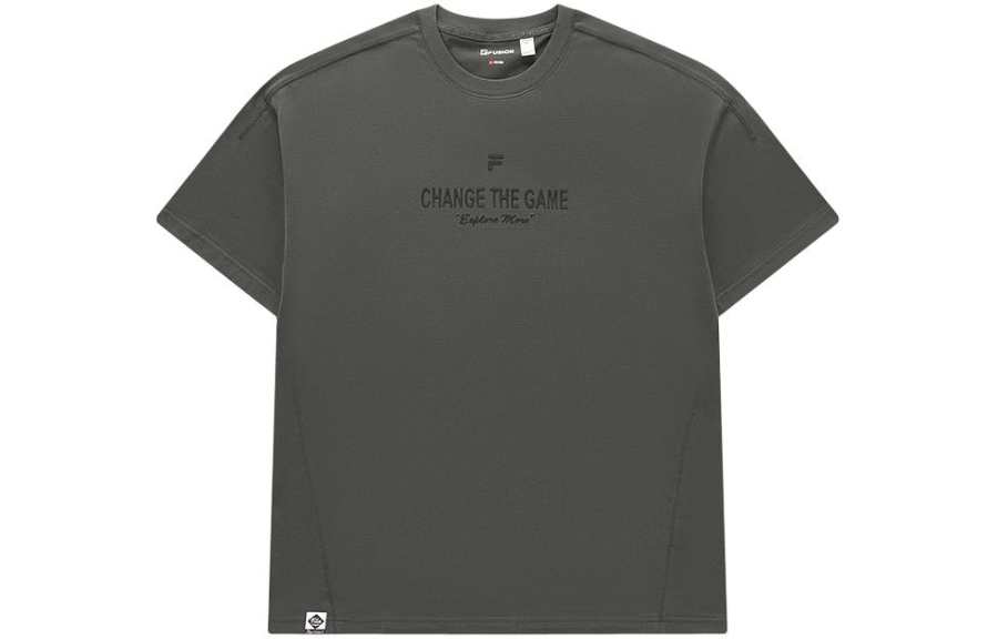 FILA FUSION FOB T Shirt Unisex Honey Phantom Gray