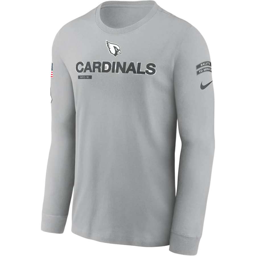 Nike Nike Arizona Cardinals Salute To Service Mascot Edge Legend Men's Nike Nfl Long Sleeve T Shirt