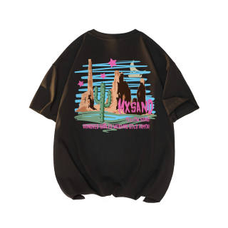 M&X MEDX T Shirts Unisex Crew Neck Thickened Heavyweight