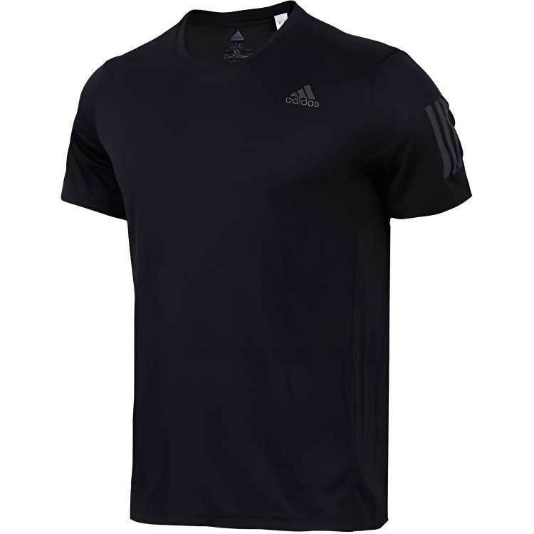 Adidas Adidas T Shirts Men's Black Crew Neck Moderate Straight Fit
