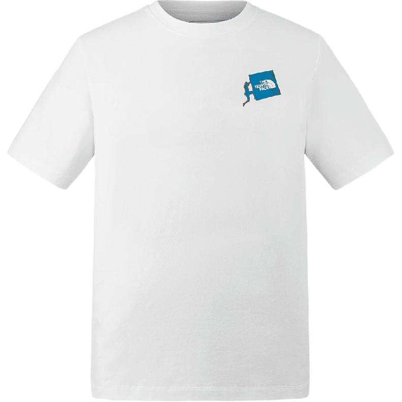 THE NORTH FACE Quick Dry T Shirts Men's Snow Peak White