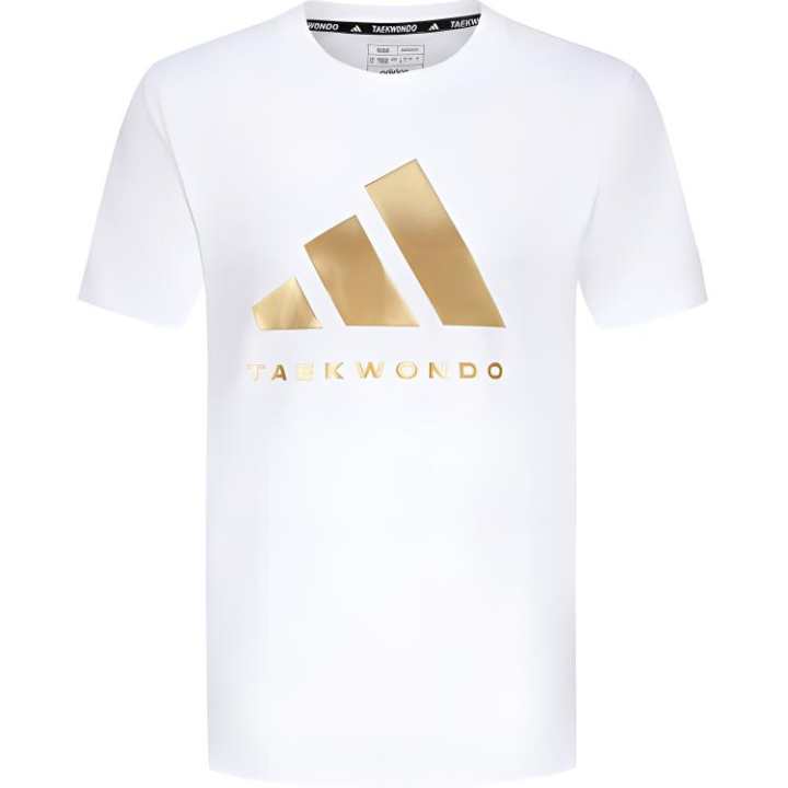 Adidas Adidas T Shirt Unisex White Gold
