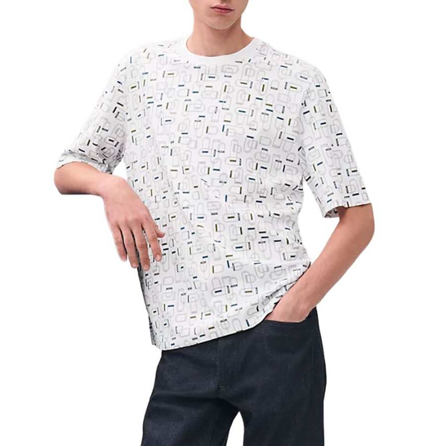 HERMES HERMES SS25 T Shirt Men's White