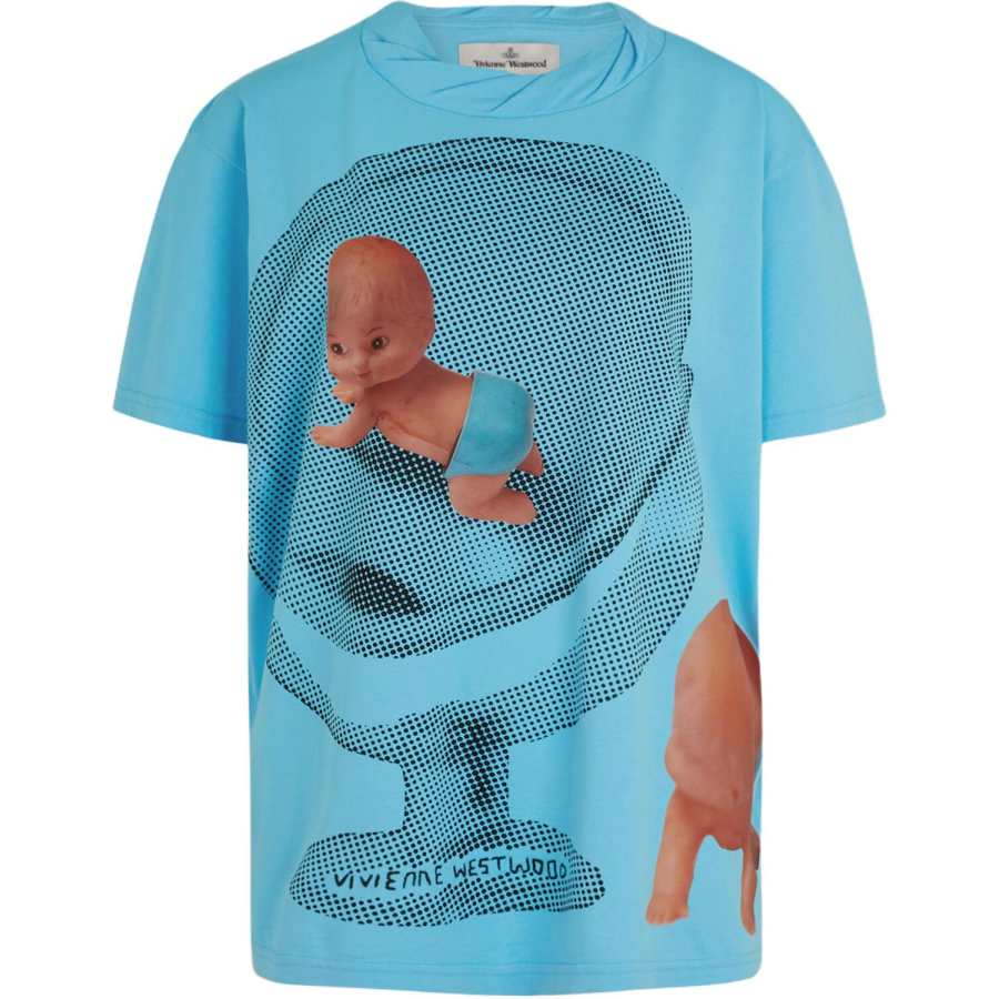 Vivienne Westwood SS25 T Shirt Unisex Blue