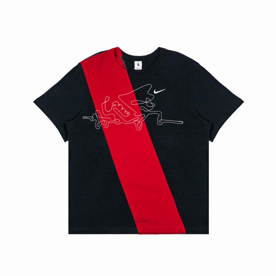 Nike Nike T Shirts Unisex Black Crew Neck Moderate Straight Fit