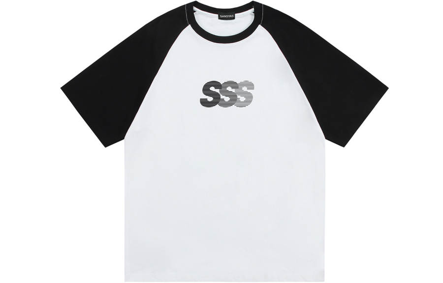 SANSYAS T Shirts Unisex Crew Neck Moderate Straight Fit