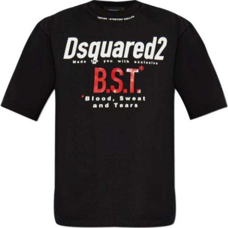 DSQUARED 2 Dsquared2 Logo Printed Crewneck T Shirt