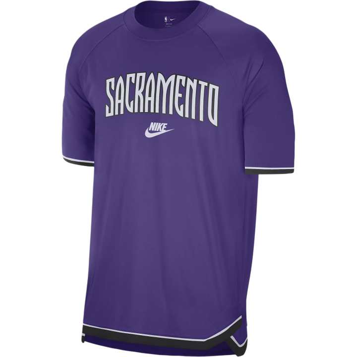 Nike Nike Sacramento Kings Hardwood Classics Men's Nike Dri FIT Nba Short Sleeve Pregame Top