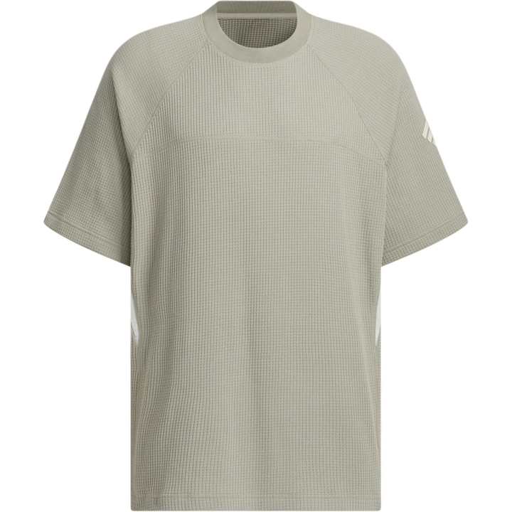 Adidas Adidas COLORBLOCK Raglan Sleeve T Shirt Men's Pebble Silver Gray