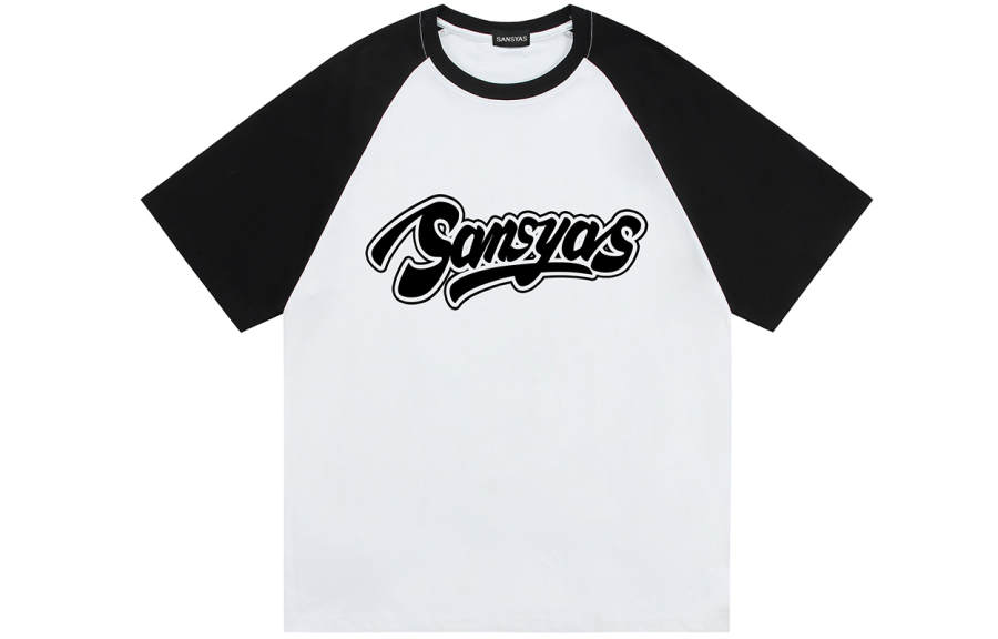 SANSYAS T Shirts Unisex Crew Neck Moderate Straight Fit