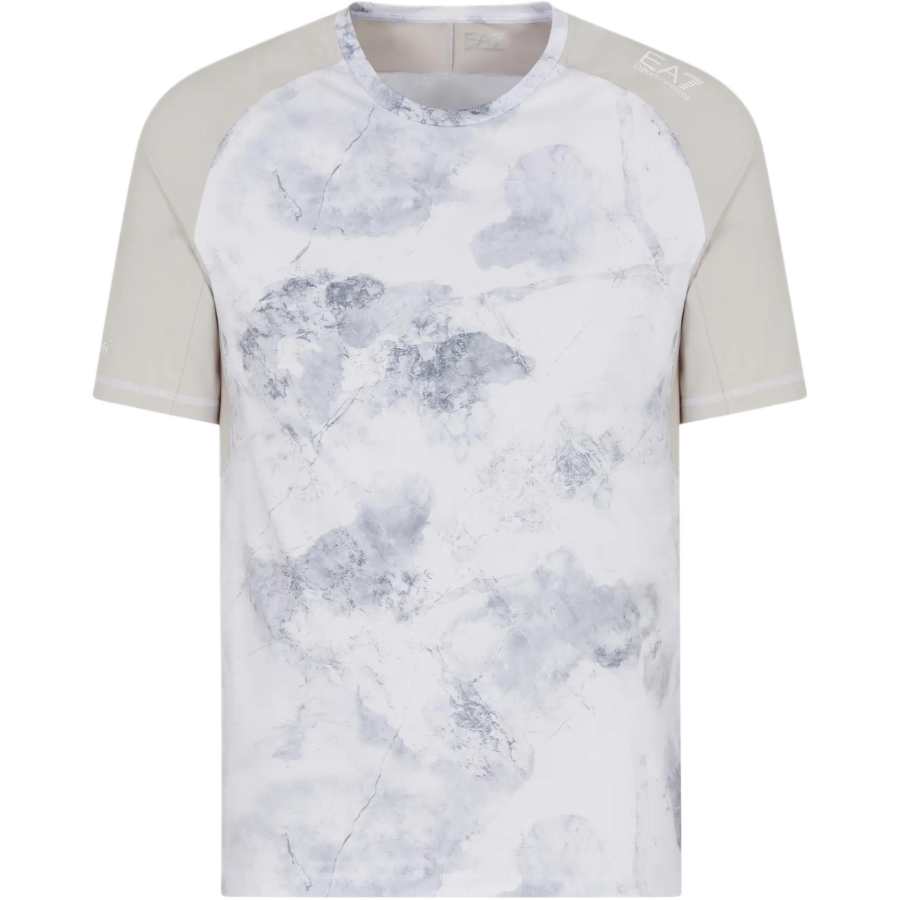 EMPORIO ARMANI EA7 T Shirt Men's Gray White