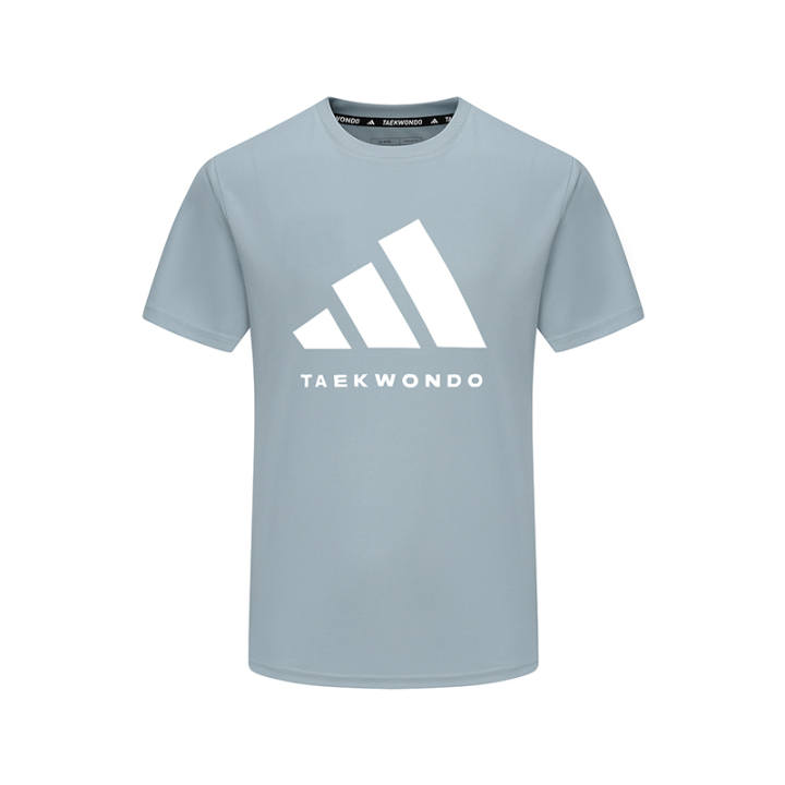 Adidas Adidas T Shirts Men's Mint Blue Crew Neck Thin Straight Fit