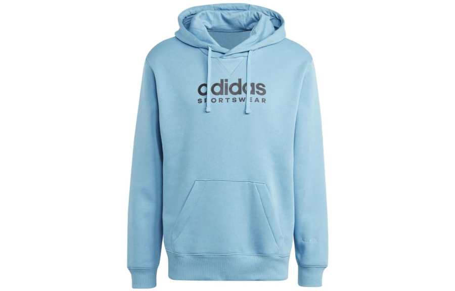 Adidas Adidas Sweatshirts Men's Blue Hooded Moderate Regular