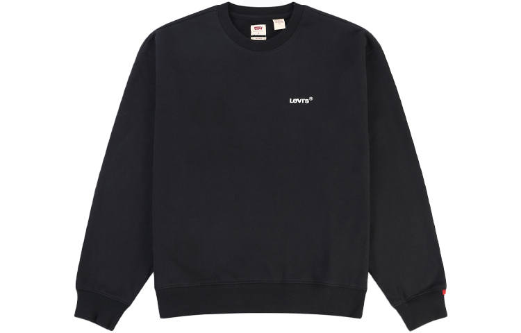 Levis Levis Sweatshirts Men's Black Crew Neck Moderate Regular
