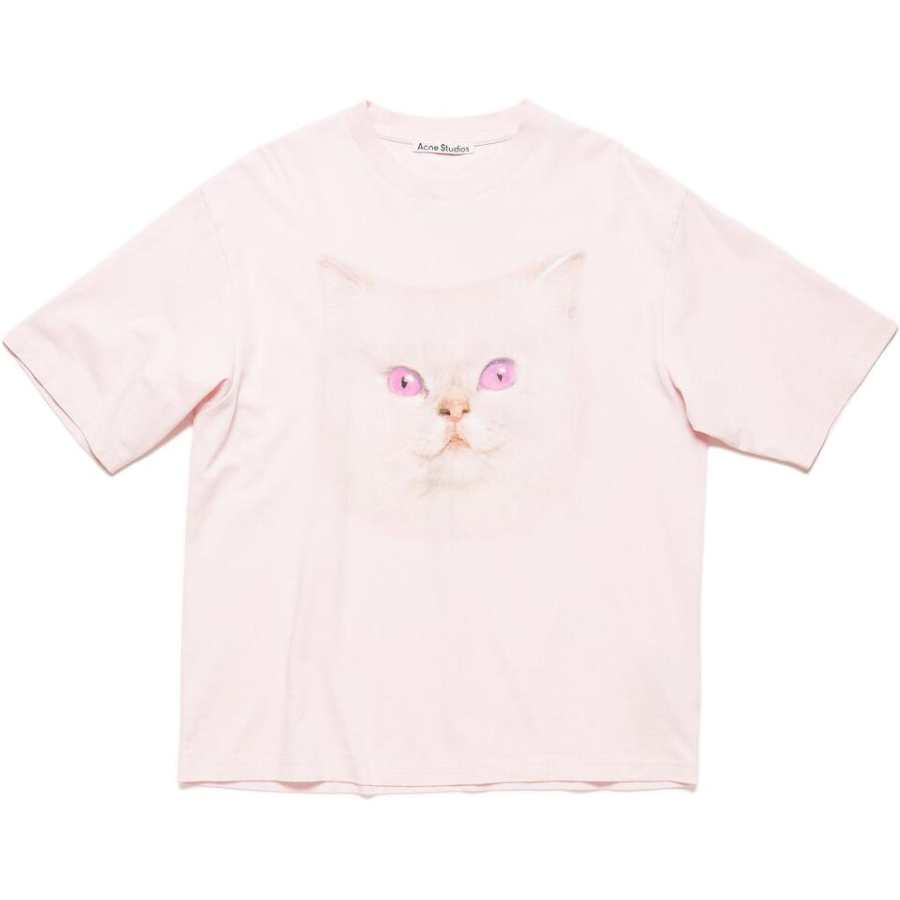 Acne Studios T Shirt Unisex Soft Pink