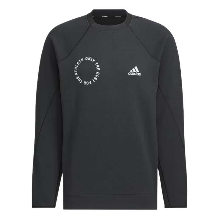 Adidas Adidas T Shirts Men's Black Crew Neck Moderate Straight Fit