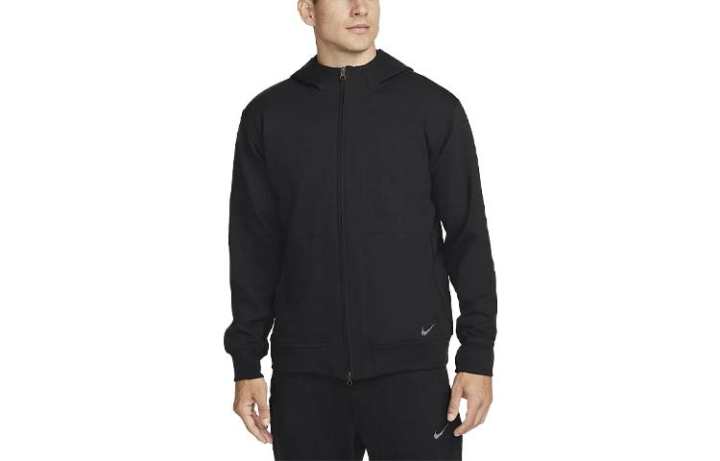 Nike Nike Sweatshirts Men's Black Hooded Moderate Cardigan