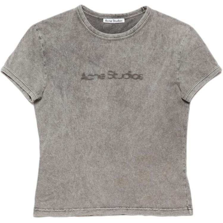 Acne Studios Acne Studios Blurred Logo Crewneck T Shirt