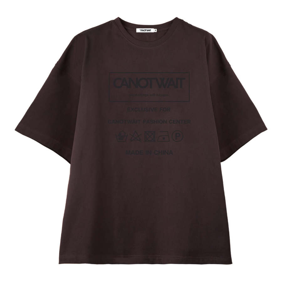 CANOTWAIT_ T Shirts Unisex Crew Neck Moderate Straight Fit