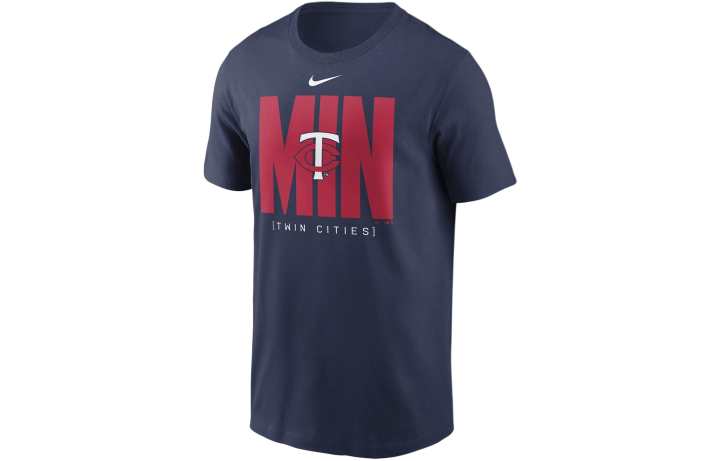 Nike Nike T Shirt Minnesota Twins Men's Marine Blue