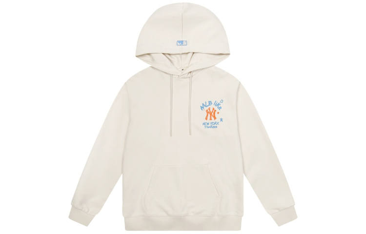 MLB MLB Like Collection Sweatshirts Unisex Ecru Hooded Moderate Regular