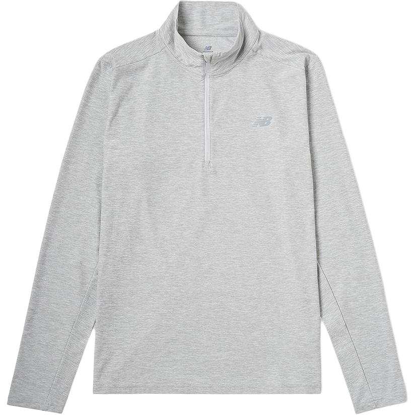 New Balance New Balance T Shirts Men's Gray Stand Collar Moderate