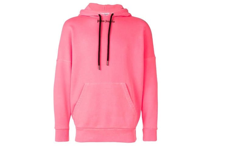 PALM ANGELS Sweatshirts Unisex Pink Hooded Moderate Regular