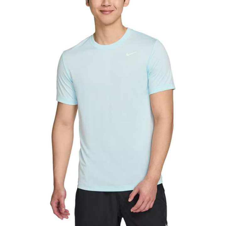Nike Nike T Shirts Men's Blue Crew Neck Moderate