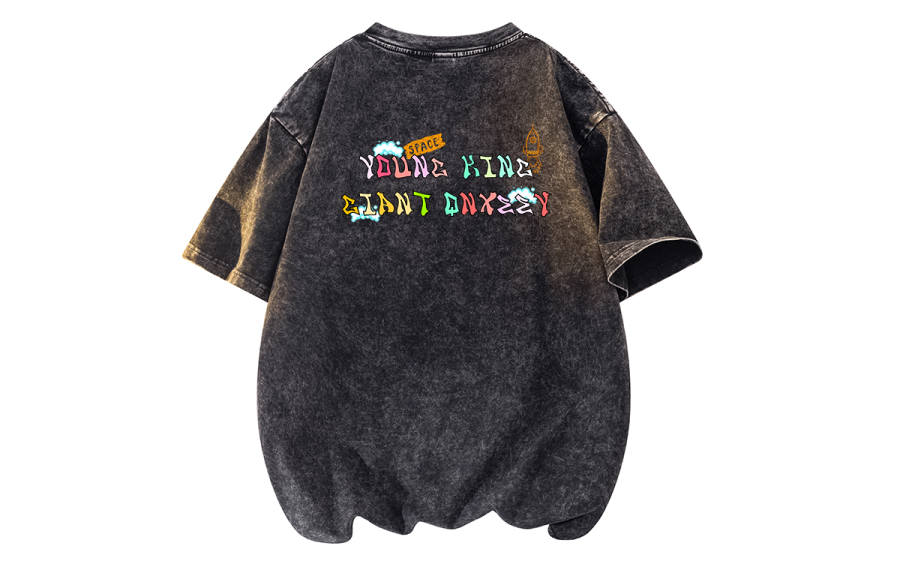 Qnxeey T Shirts Unisex Crew Neck Moderate Straight Fit