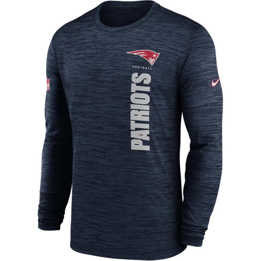 Nike Nike New England Patriots Sideline Velocity Men's Nike Dri-FIT Nfl Long-Sleeve T-Shirt
