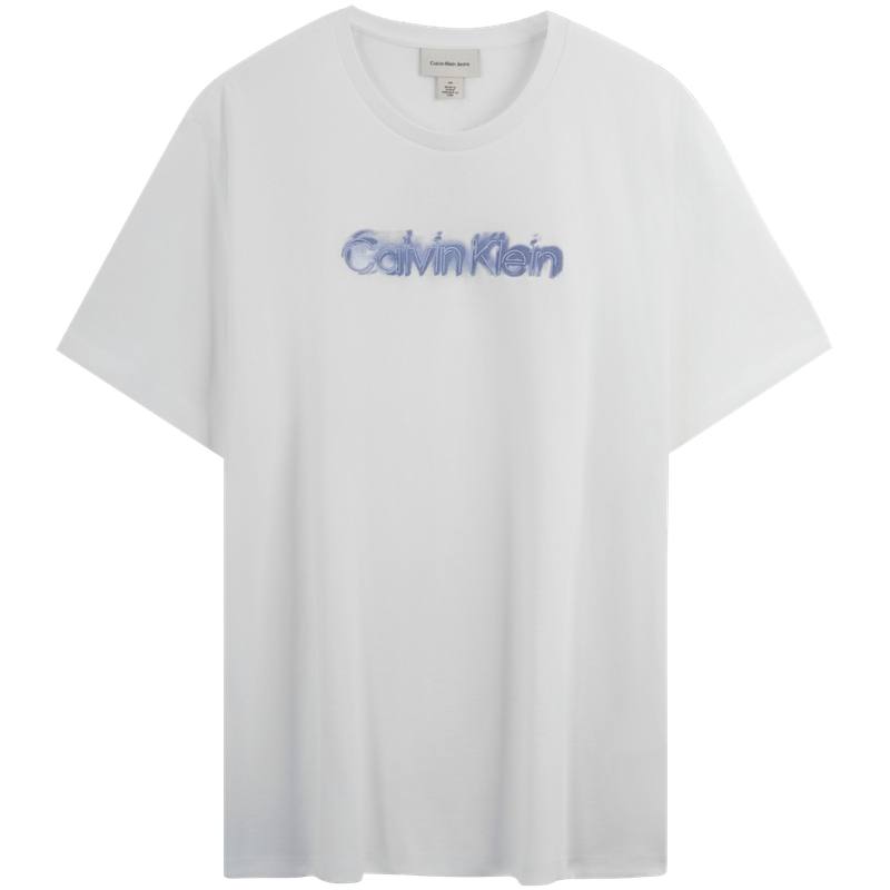 CALVIN KLEIN T Shirt Men's Moon White