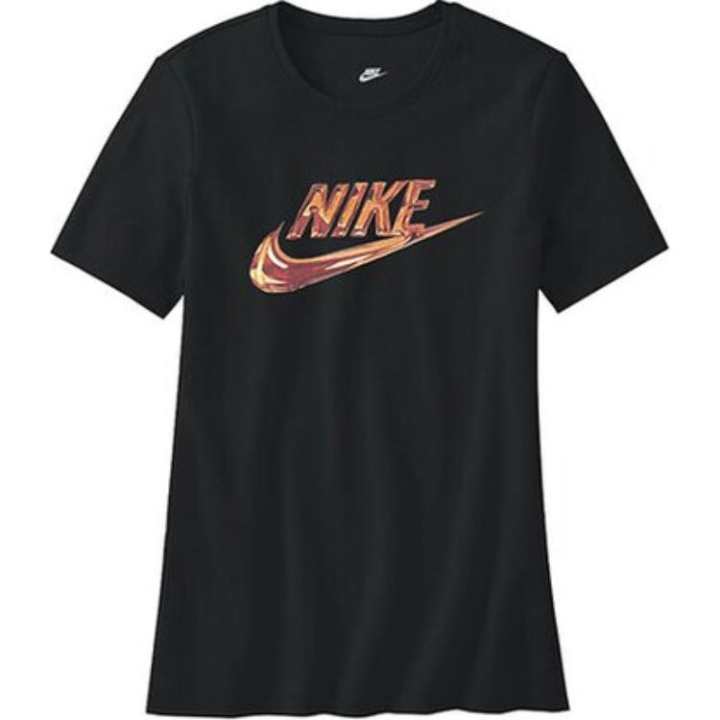 Nike Nike T Shirts Men's Black Crew Neck Straight Fit