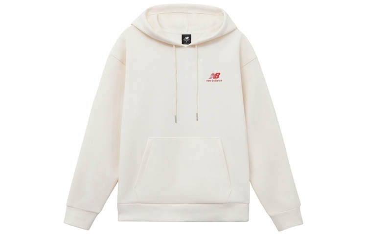 New Balance New Balance Sweatshirts Men's Ecru Hooded Moderate Regular