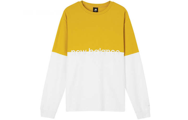 New Balance New Balance Athletics Pique Sweatshirt Men's Yellow White Multicolor
