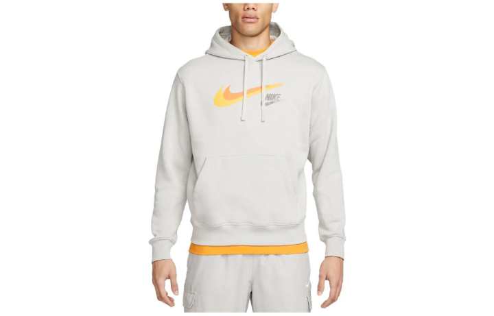 Nike Nike Sweatshirts Men's Light Gray Hooded Moderate Other