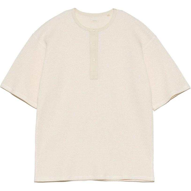 Nanamica SS25 T Shirt Unisex Ecru